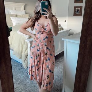 Floral wrap Dress